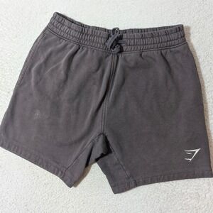 Gymshark Shorts Mens Sm 7" Charcoal Grey Rest Day Essentials Fleece